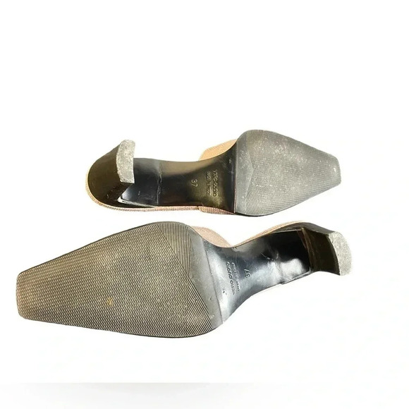 Sara Kent Genuine Leather Slip On Heel Size 37/6.5 - Picture 9 of 9